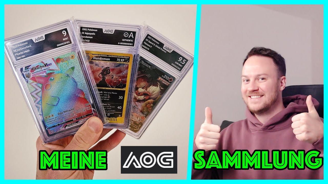 MEINE SAMMLUNG🔥 AOG Grading Karten😱 AOG 10 und Vintage Karten💥 - POKÉMON Grading Sammlung