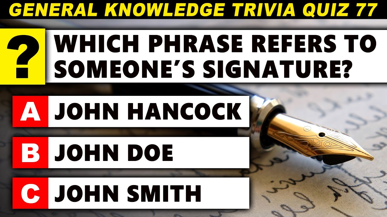 Интересная викторина для пытливых умов | Ultimate Trivia Quiz, раунд 77