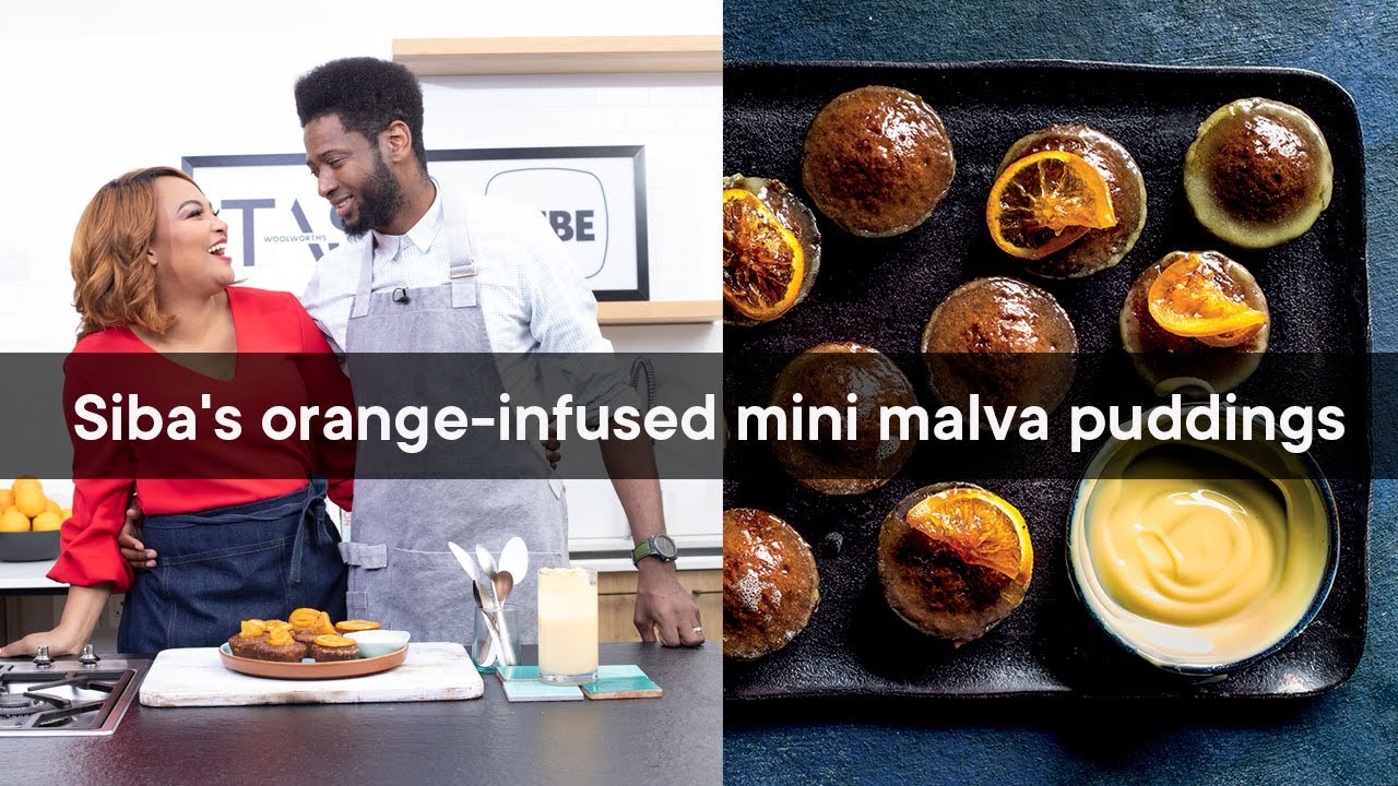 Siba's orange-infused mini malva puddings | Woolworths TASTE Magazine