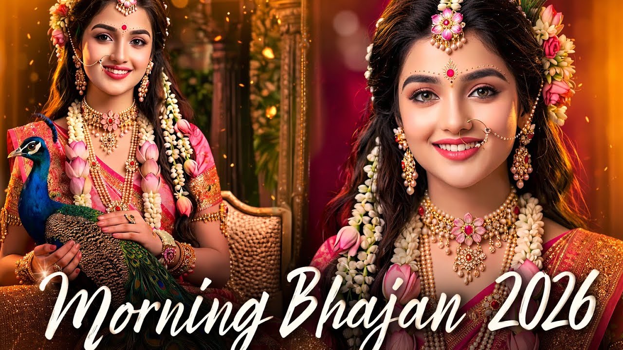 🌸Nonstop Bhaian 2026 | Peaceful Morning Bhajan I Radha Krishna Song, Radhe Radhe Song