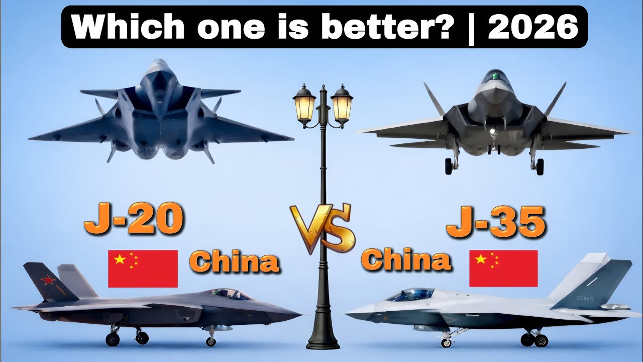 J-35 vs J-20 🇨🇳 | China’s Stealth Fighter Showdown | Naval vs Air Superiority