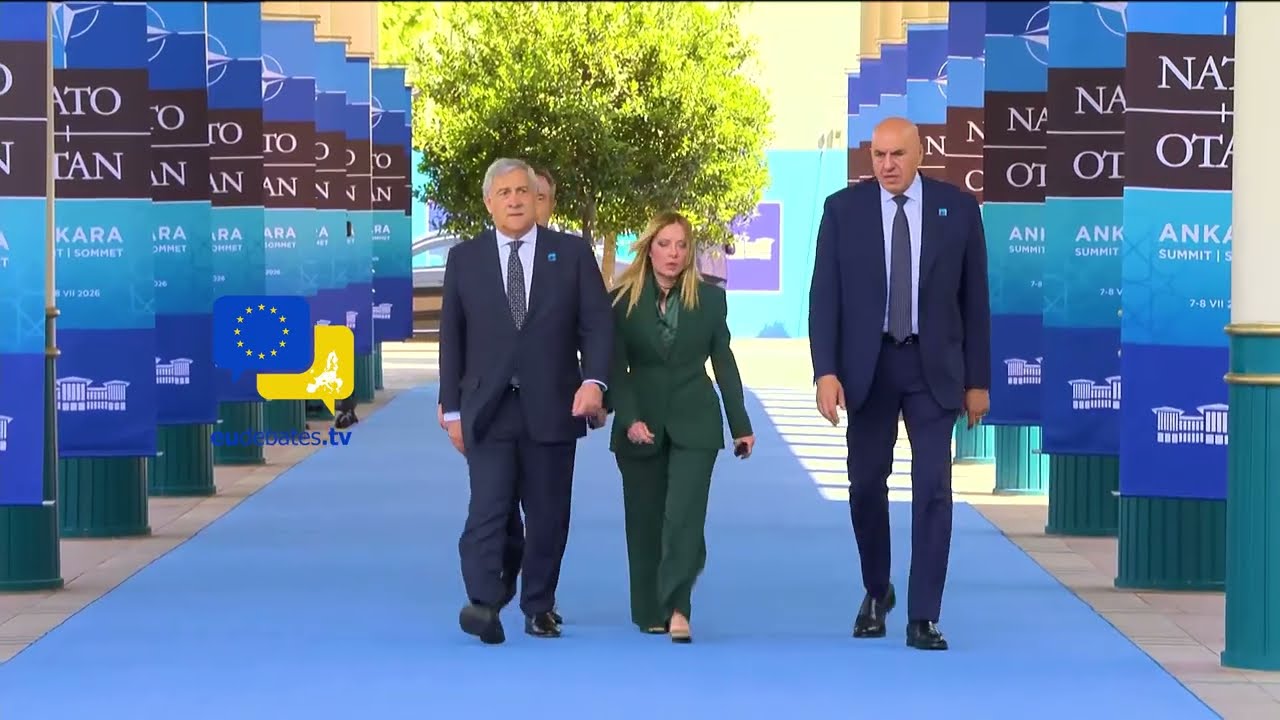 Meloni Arrives at NATO Summit in Ankara With Tajani as Italy Faces Defence Spending Pressure