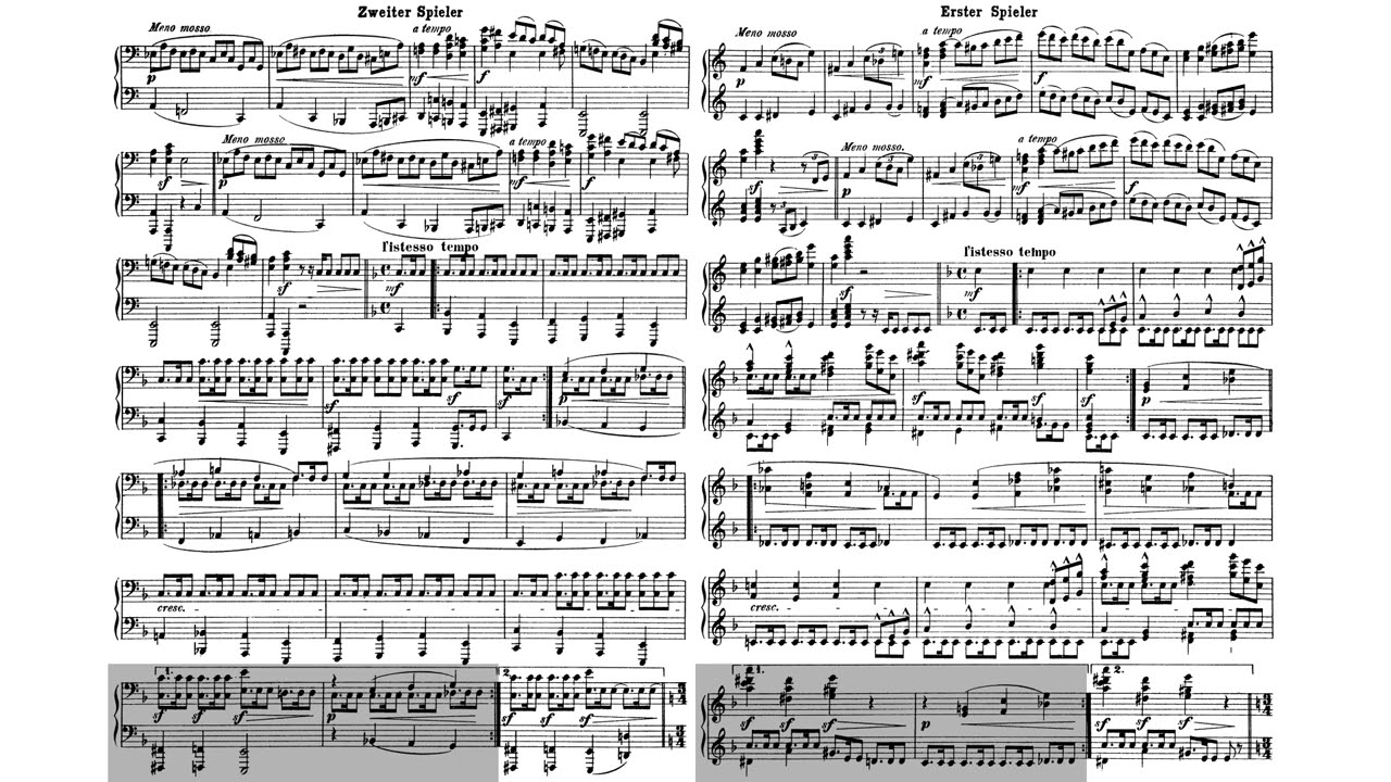 Variations on a Theme of Johannes Bruhms Op.23 By Heinrich von Herzogenberg (with Score)