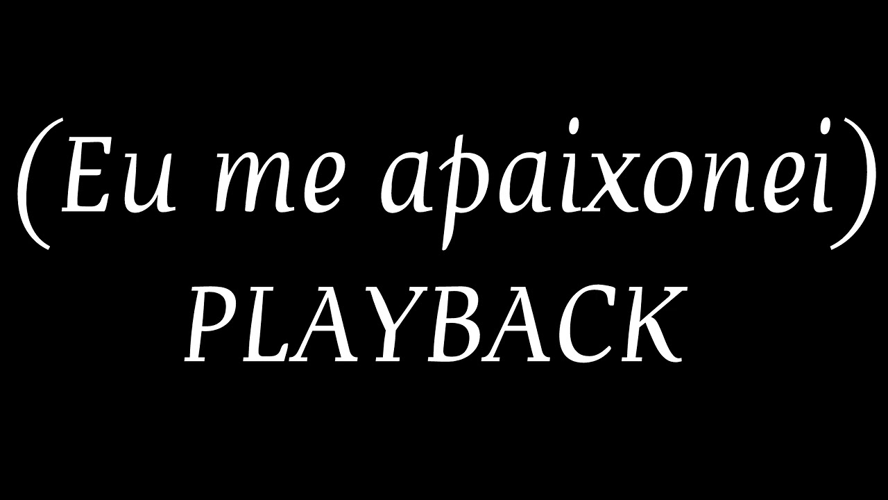 Playback - eu me apaixonei 