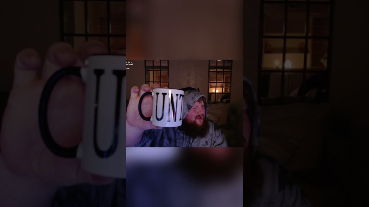У Caseoh очень креативная кофейная кружка #caseoh #вирусный #twitch