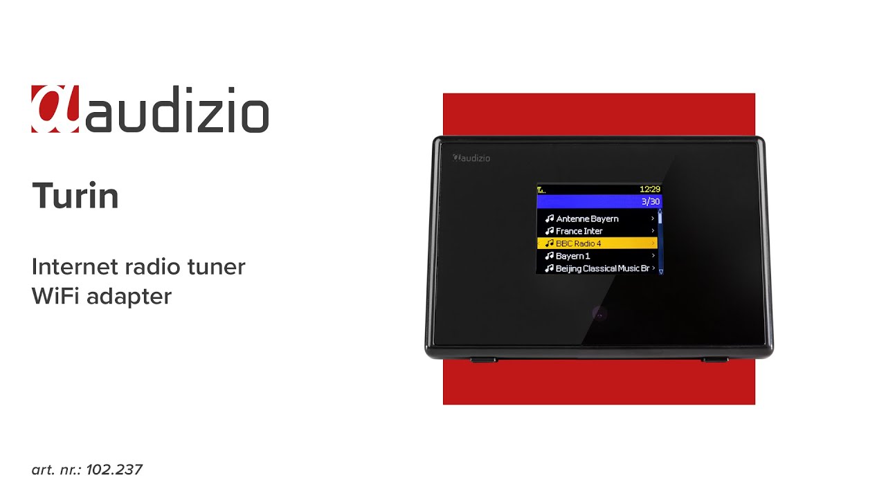Audizio Turin Internet Radio Tuner WIFI Adapter