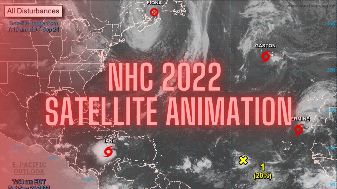 2022 Atlantic Hurricane Season: NHC Satellite Animation