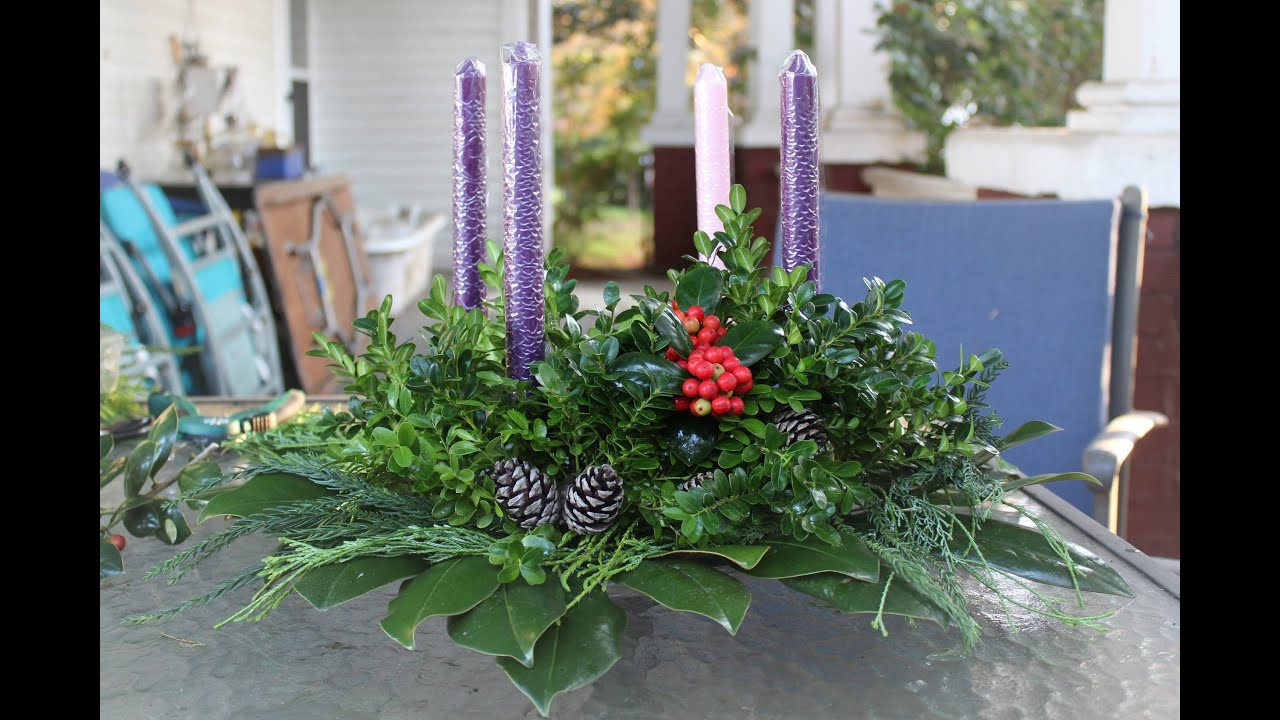 Christ and Grace Advent Wreath Tutorial
