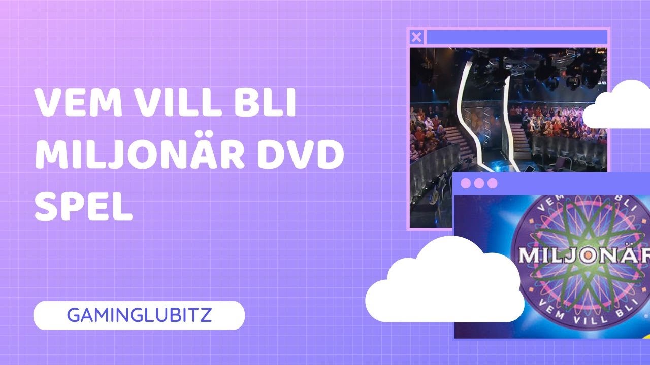 Let's Play Vem vill bli miljonär DVD Spel with GamingLubitz