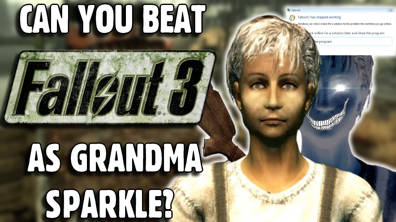 Can You Beat Fallout 3 As Grandma Sparkle?