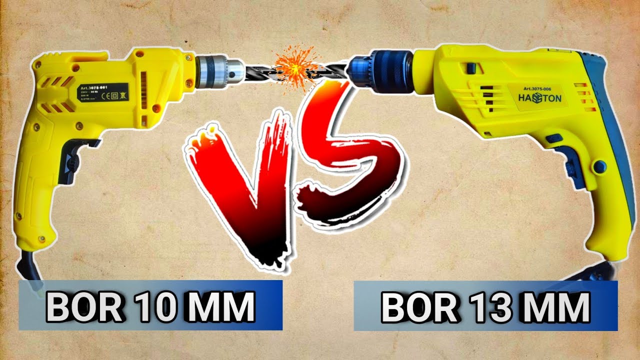 Perbedaan Bor 13mm dan 10mm - Cara Memilih Bor untuk Pemula