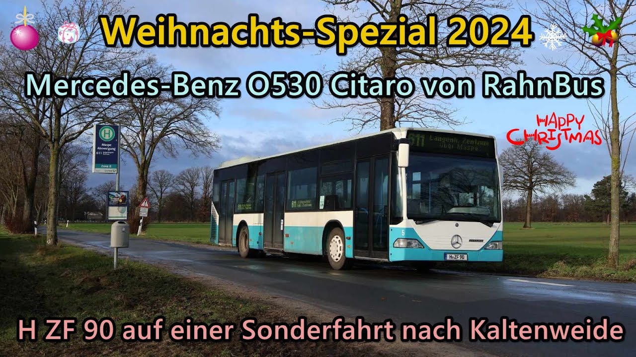 [Sound] Bus Mercedes-Benz O530 Citaro von RahnBus - H ZF 90 (Lautes ZF Ecomat)