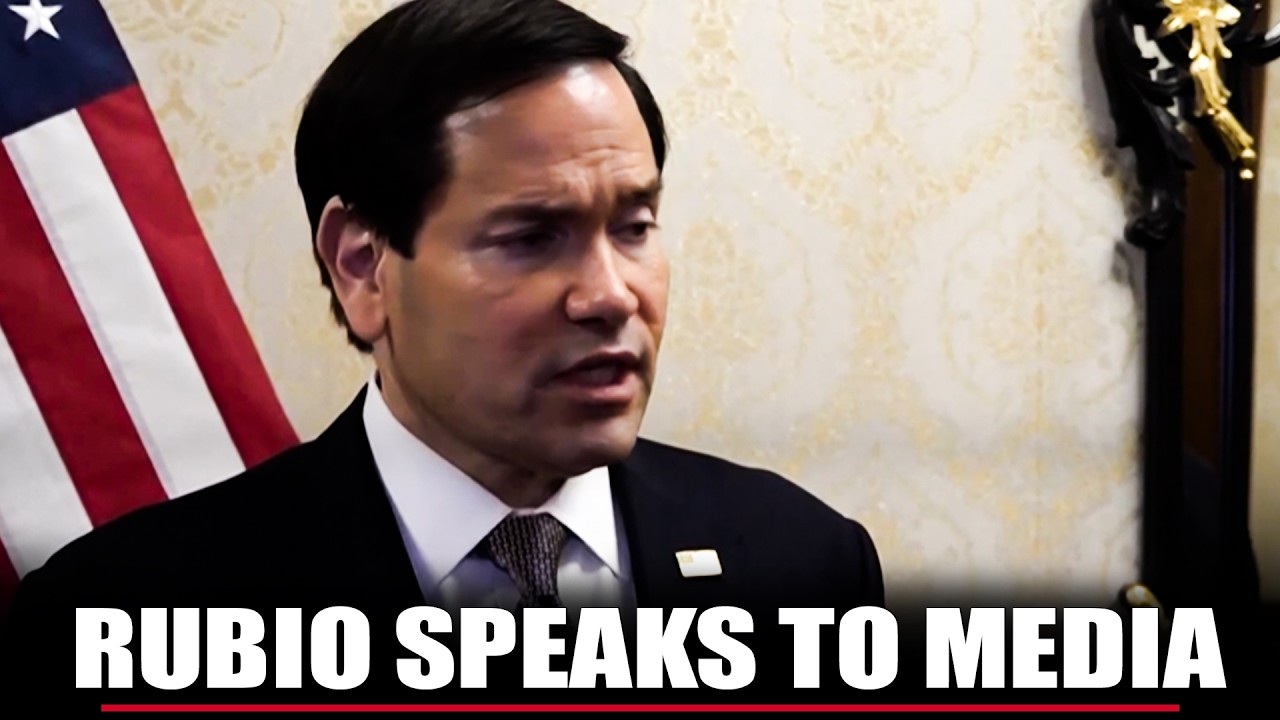 Rubio speaks to Media as he travels to Kuwait City during his trip to region | US-Iran Interim Deal