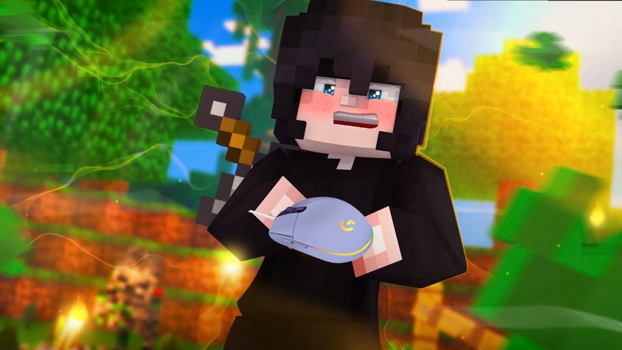 MULHER jogando BEDWARS com HANDCAM