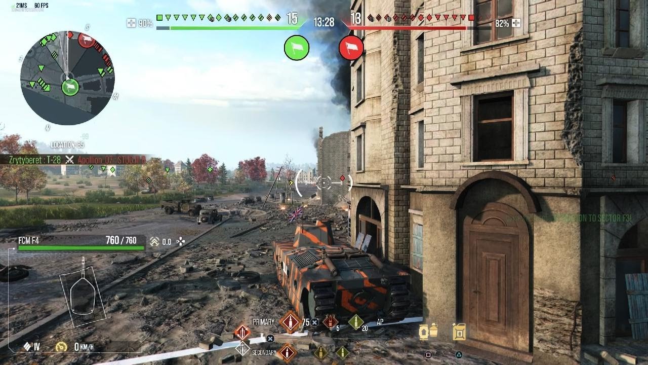 World of Tanks FCM-F4 MVP IN MULTIPLAYER OMG!