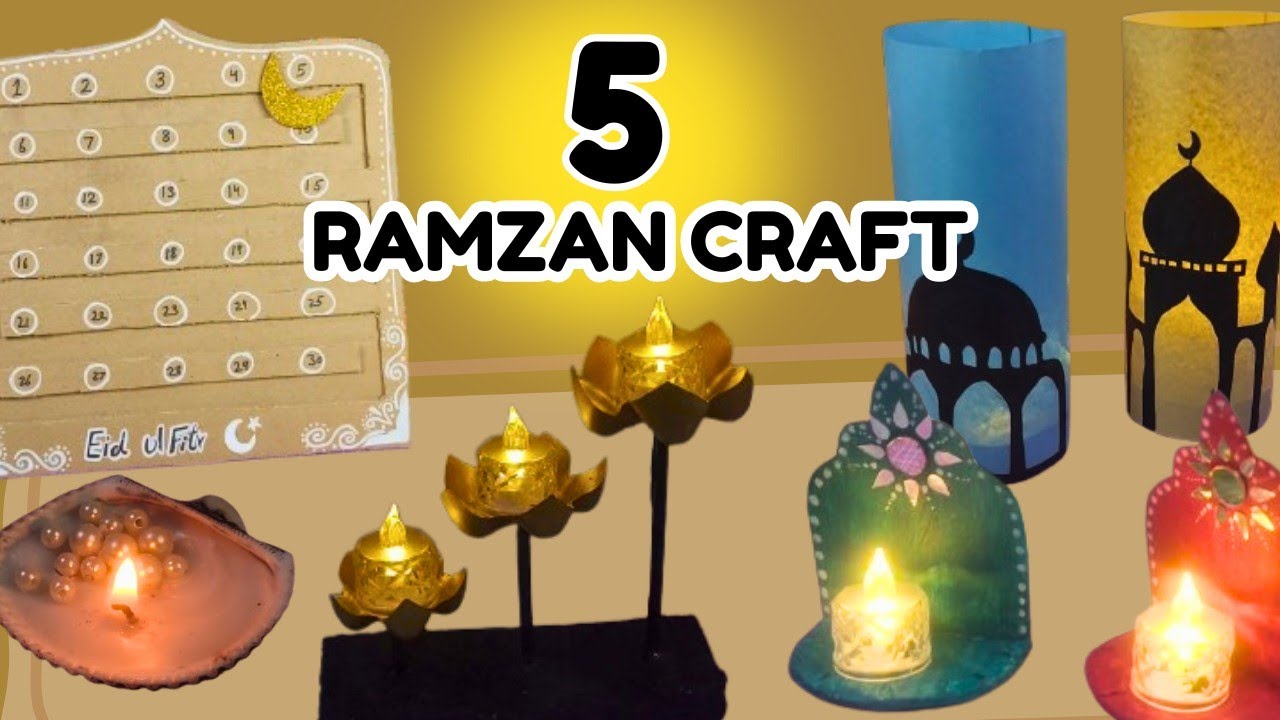 5 Easy Ramzan Decoration Ideas 2026 | DIY Craft Ideas