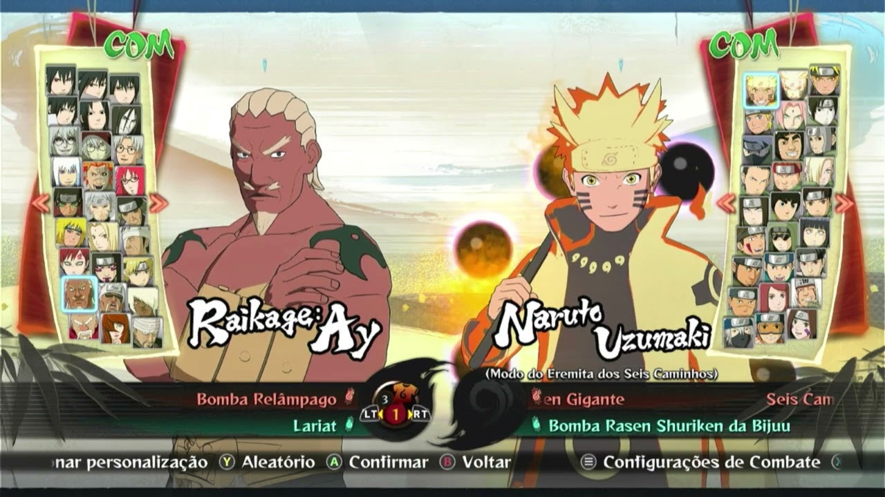 Naruto Shippuden: Ultimate Ninja Storm 4 - All Characters & Costumes + All DLC