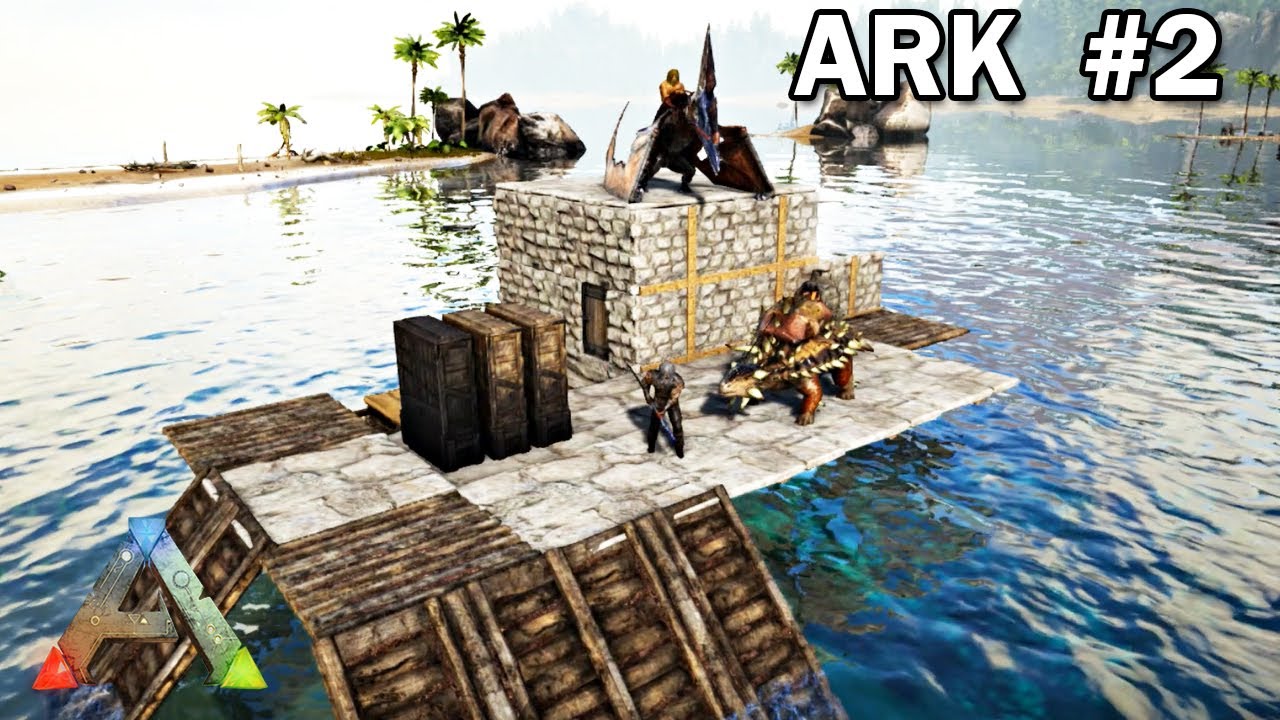 On capture des dinosaures SUR L'EAU ! Ark Survival Evolved #2