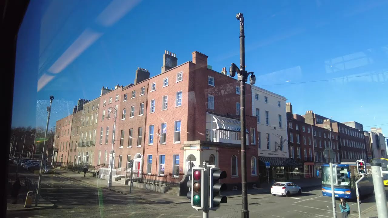 Hop on hop off bus, Dublin, Ireland, February, 2025 #dublin #sightseeingbus #ireland