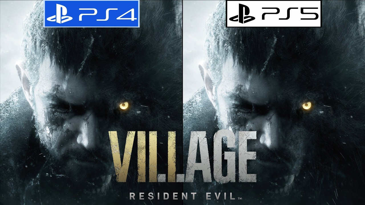 Resident Evil Village PS4 vs PS5 - Graphics Comparison - Framerate - Loading Times - 4k