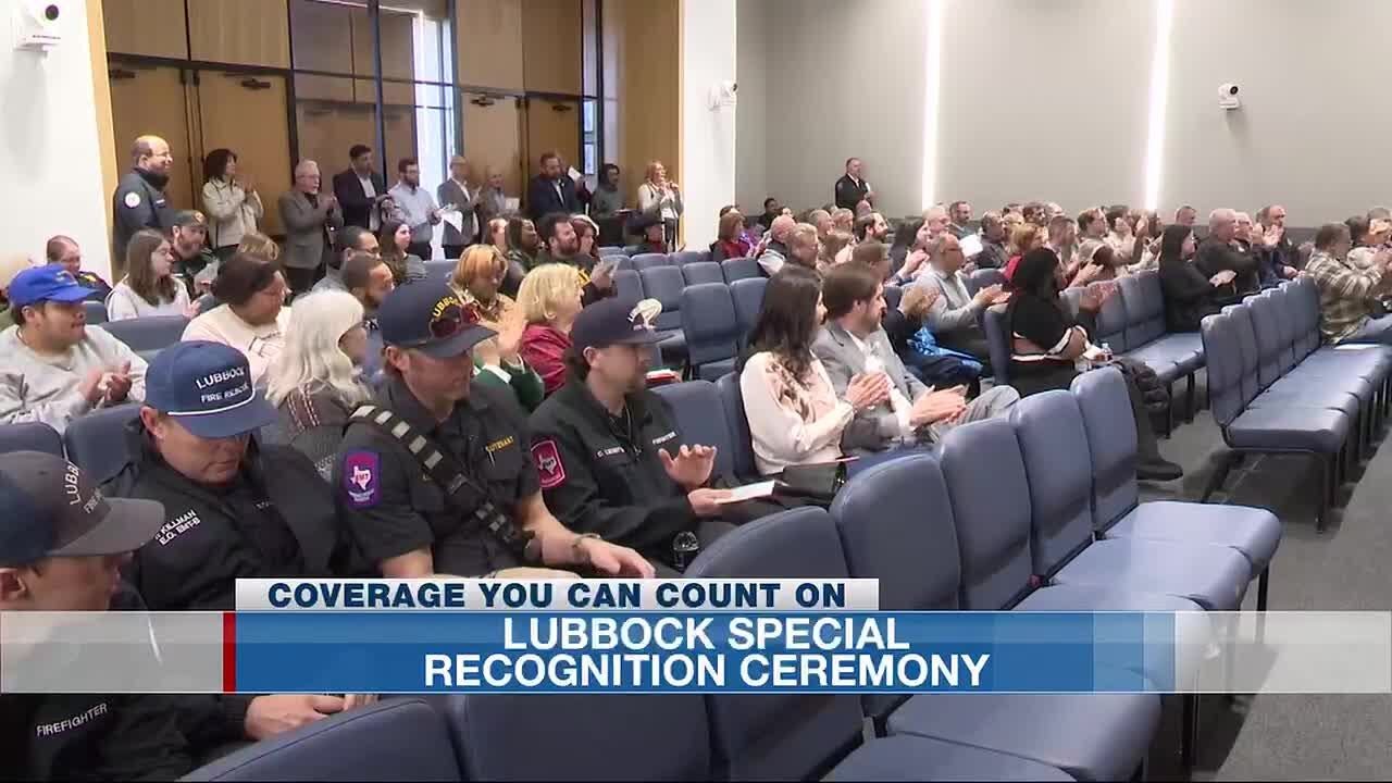 Lubbock City Council hosts special recognition ceremony