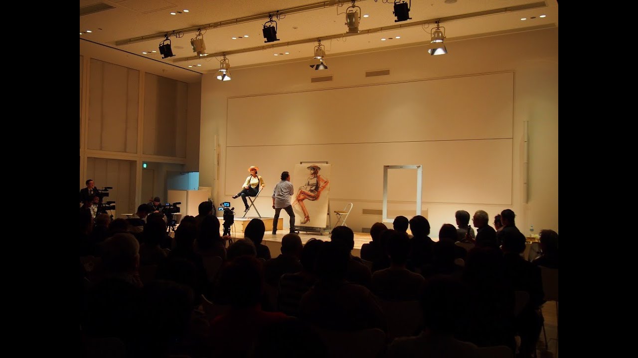 【中山会長の貴重なクロッキー風景必見！】『白日会 第４回公開クロッキー講座 』　
