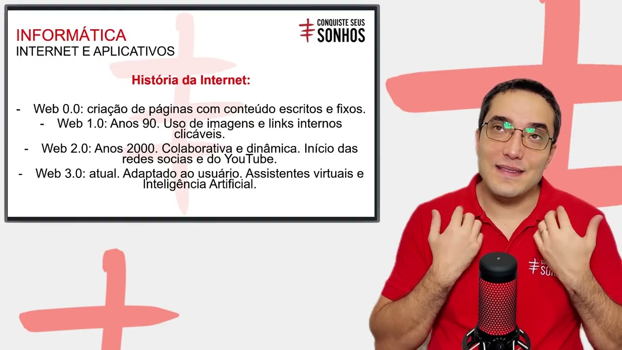 INTERNET E APLICATIVOS - INFORMÁTICA - CARGO ENSINO MÉDIO - CONCURSO PÚBLICO