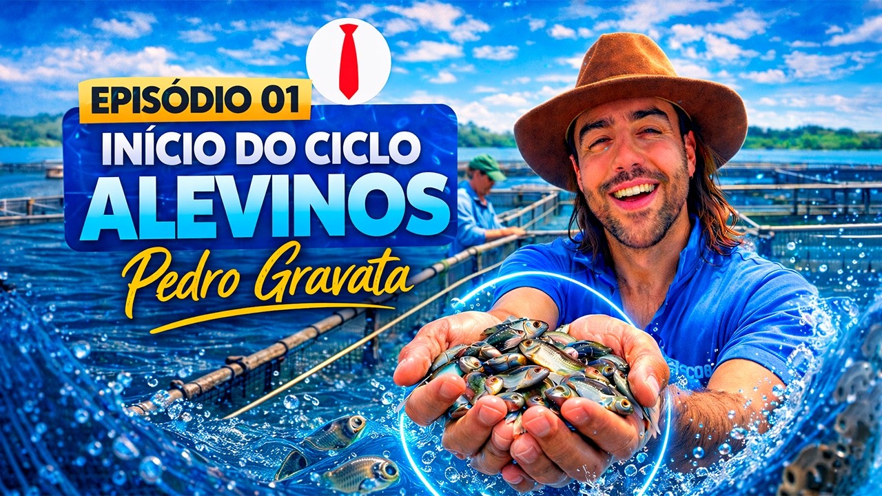 A CHEGADA DOS ALEVINOS: ÍNICIO DO CICLO DA TILÁPIA | EP.01