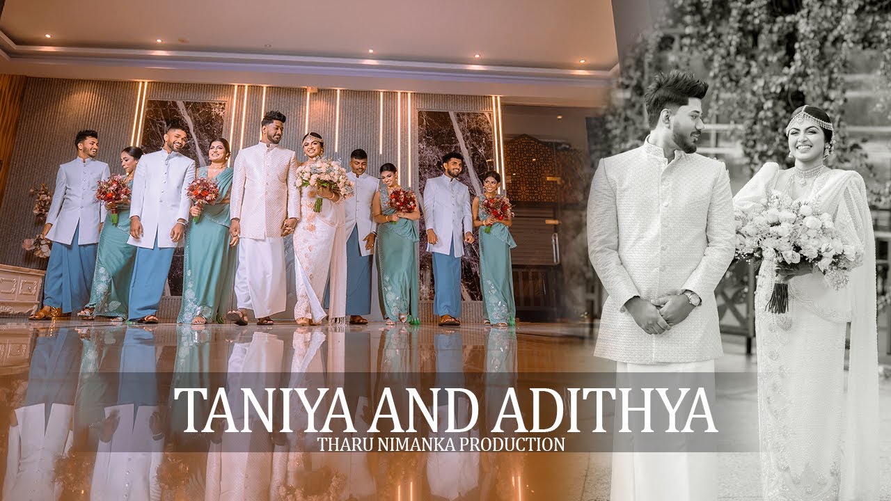 TANIYA AND ADITHYA WEDDING DAY | THARU NIMANKA PRODUCTION