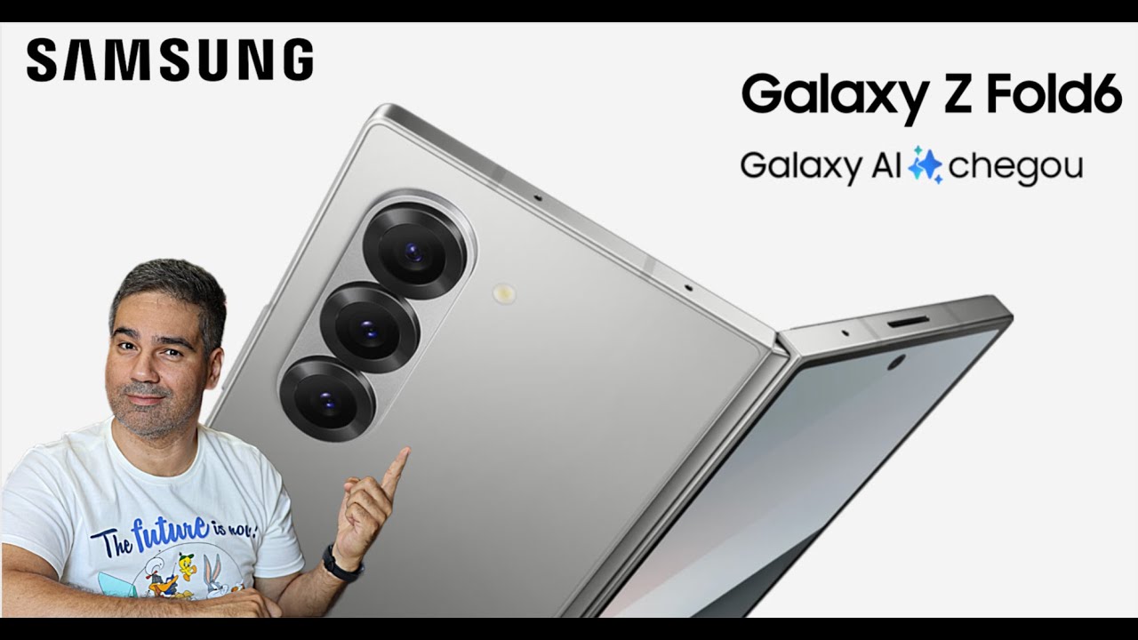 Galaxy Z Fold 6: O Dobrável Mais Inteligente do Mundo! UNBOXING