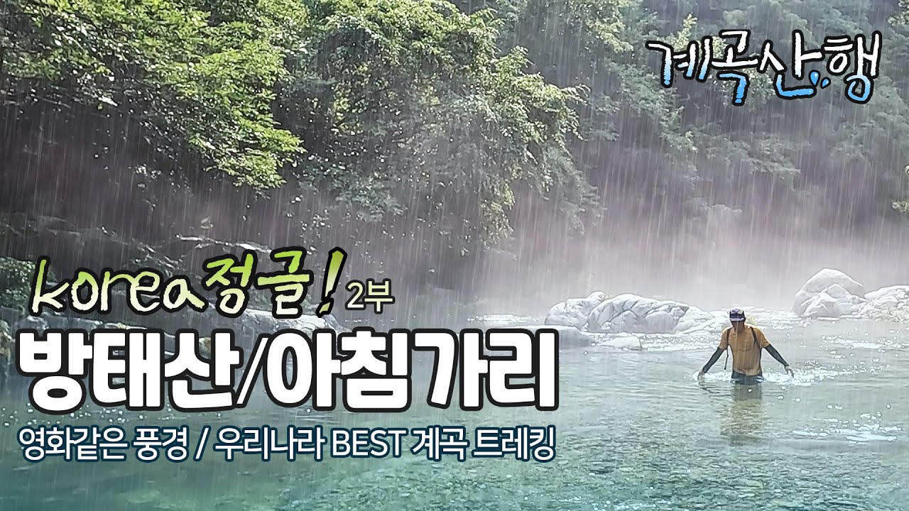방태산 - 아침가리 / 우리나라 Best 계곡 트레킹 / 여름 계곡 추천 산행 / korea jungle 2박3일 백패킹 - 2부