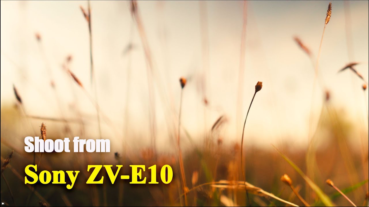 Shoot video with sony ZV-E10 at 6pm 🕕 