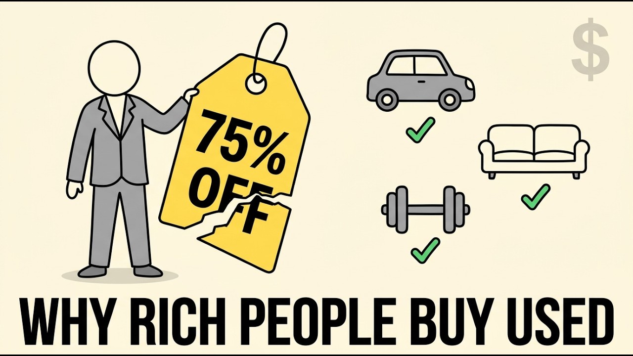 Why Rich People Buy Used Stuff (And You Should Too)