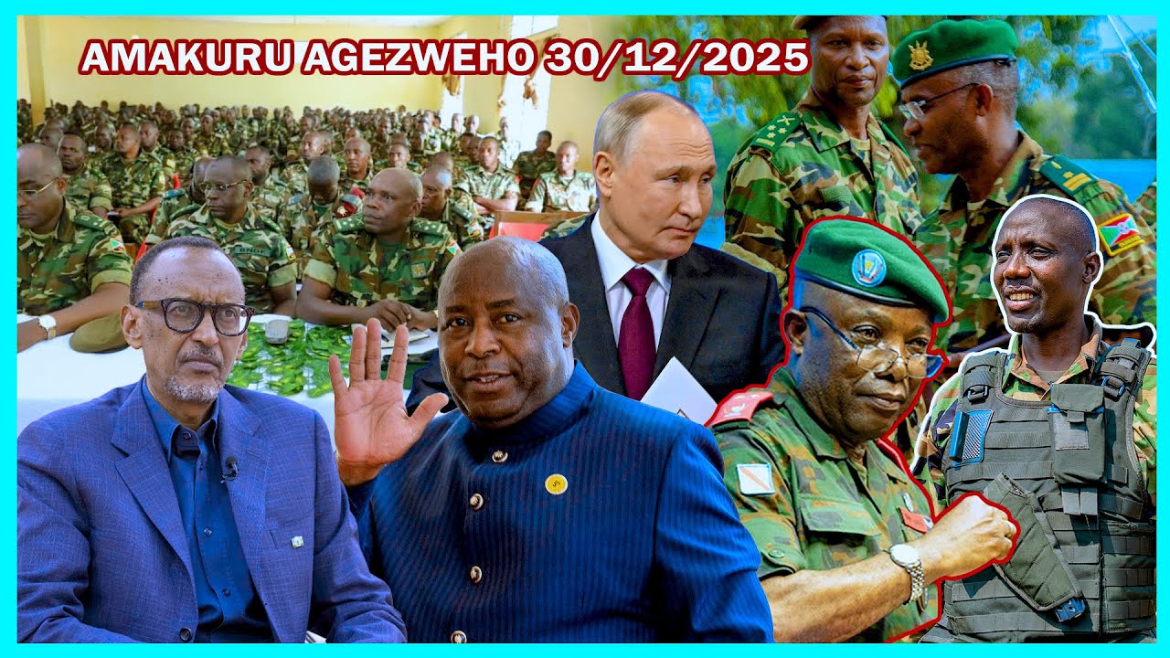 AMAKURU: Gen. MAKENGA WA M23 YEMEJE KO ARIBWO INTAMBARA ITANGIYE | UKRAINE YARASHE URUGO RWA PUTIN