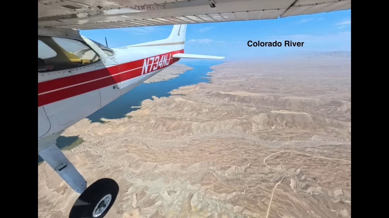 Chasing the Colorado River Cessna 172 - 4K 360 / VR Video