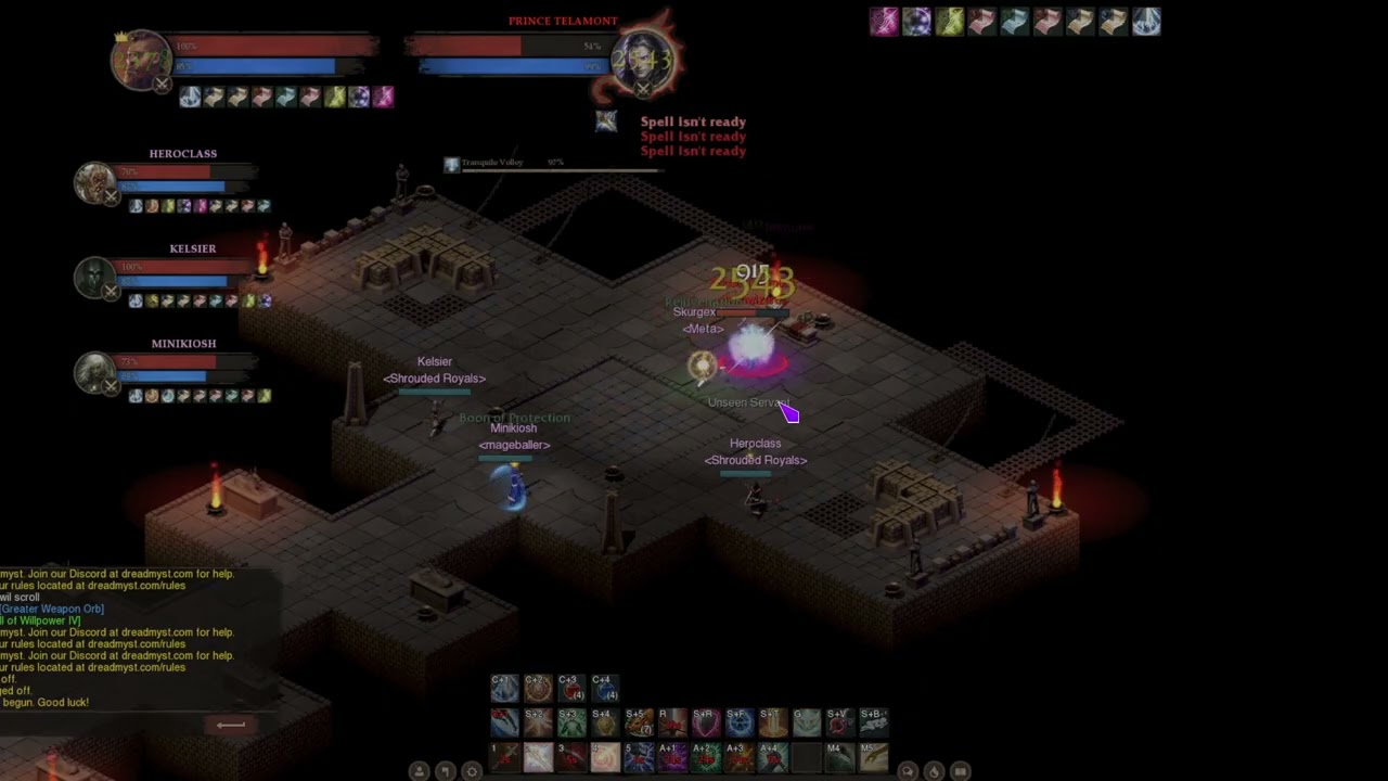 Dreadmyst - 1:28 Prince Telamont Kill Paladin PoV