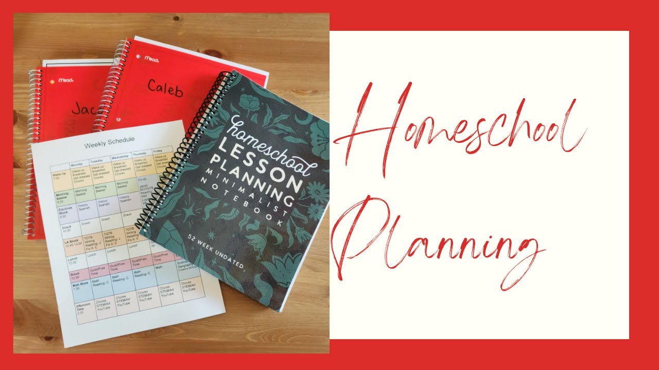Homeschool Planning II Reverse Planning II Interactive Planners