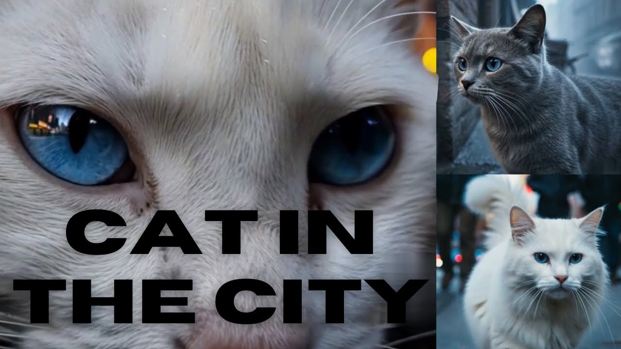 💫Three short and exciting stories about a cat in the city center💫