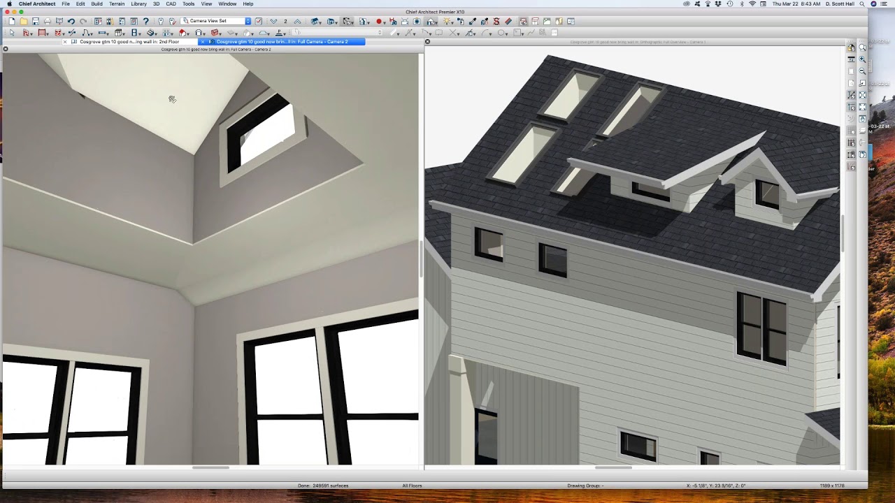 Chief Architect Videos by dsh Skylight Dormer Part 2 of 4 good series