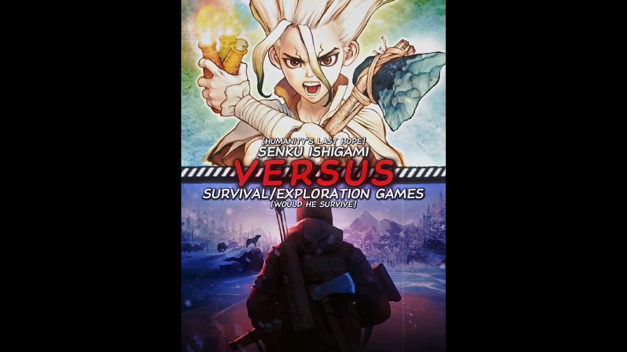 SENKU ISHIGAMI VS SURVIVAL/EXPLORATION GAMES  || #capcut #edit #anime #minecraft #nintendo #games
