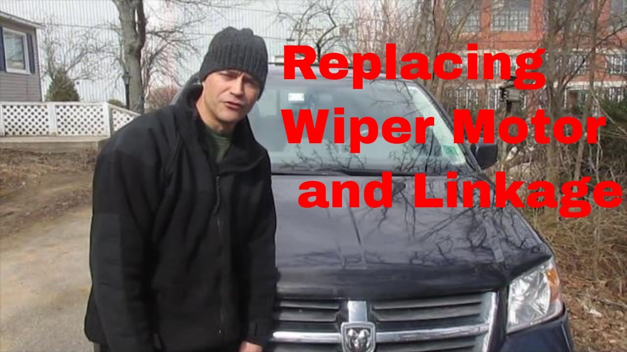 Ремонт мотора и механизма стеклоочистителя Dodge Grand Caravan 2009 года выпуска.