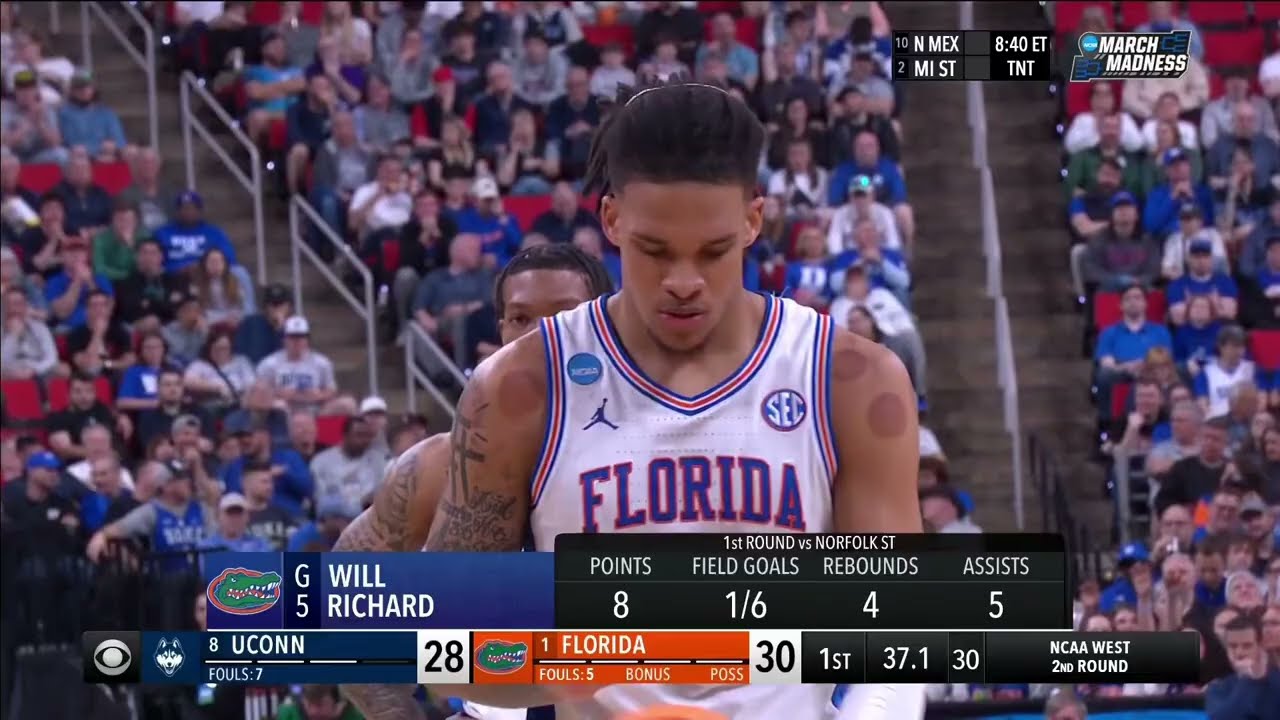 Will Richard highlights vs UCONN!