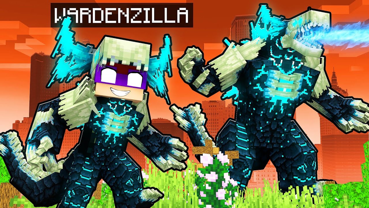 JOGANDO como WARDENZILLA no Minecraft!! (Godzilla + Warden)