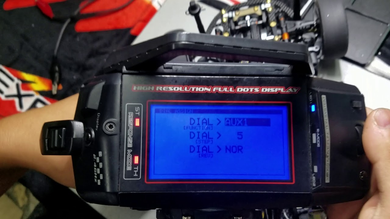 Dash ESC TLAB  Sanwa M12/ M12s Radio Setup CH