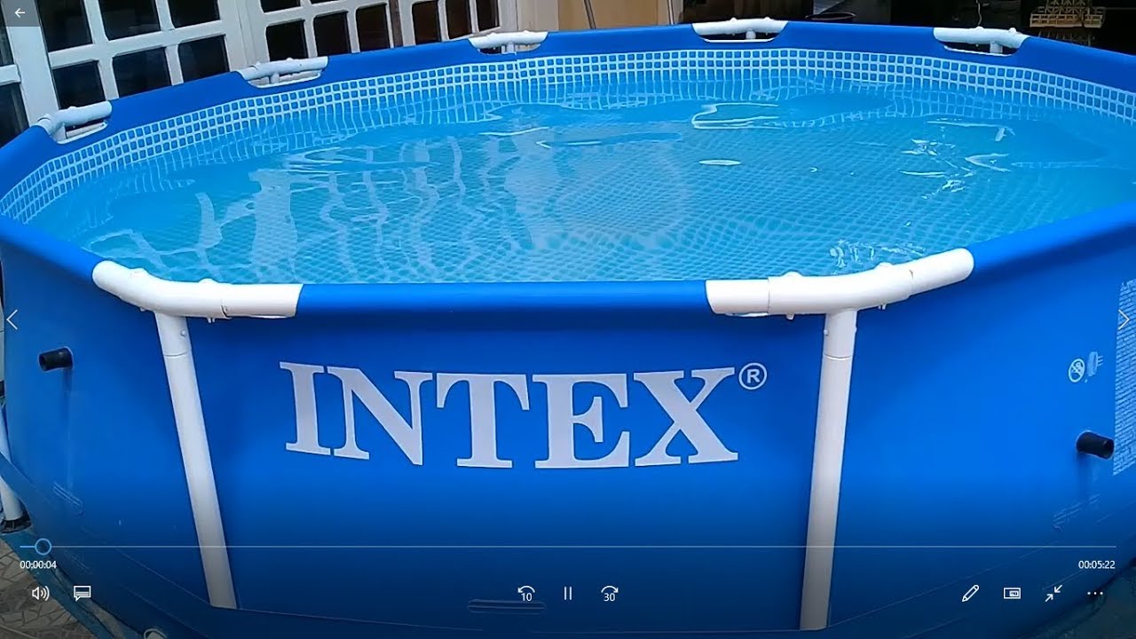 Como eu Limpo a Minha Piscina INTEX