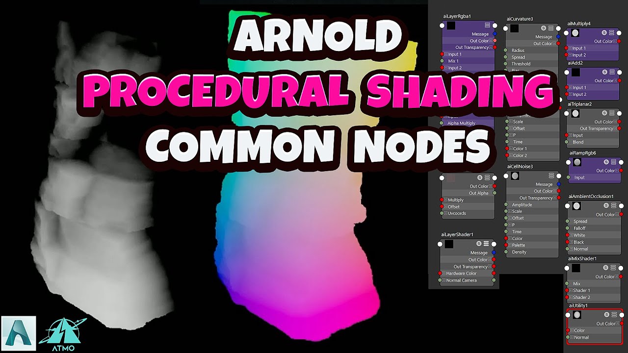 Essential Arnold Nodes for Procedural Shading and Texturing