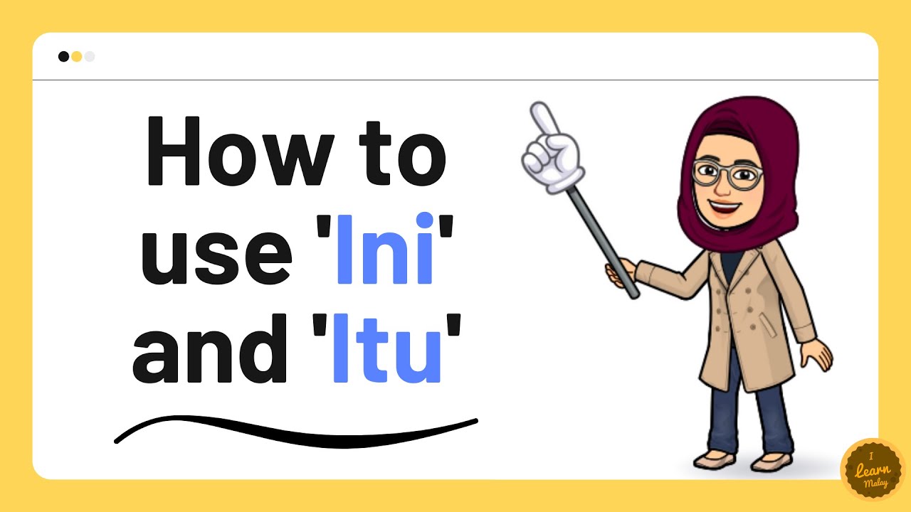 This & That in Malay | Spoken Malay Explained Simply