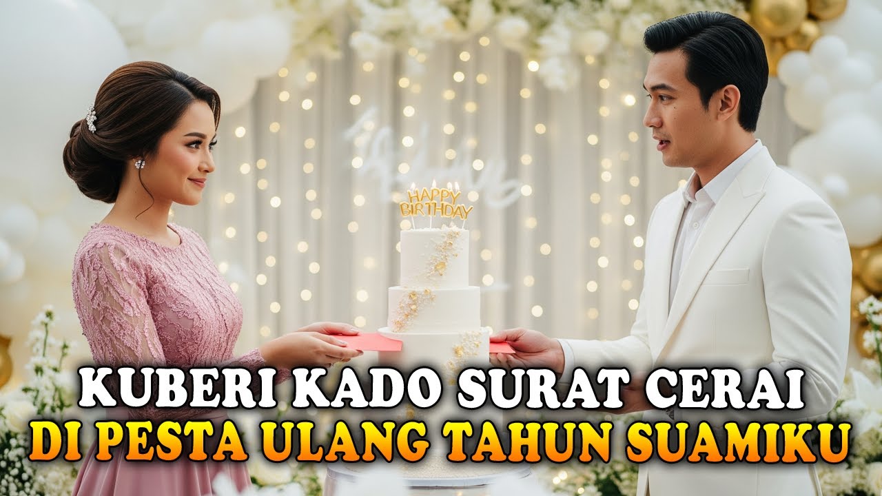 KUBERI KADO SURAT CERAI SAAT PESTA ULANG TAHUN SUAMI! AYAHKU MARAH BESAR SAAT TAHU FAKTANYA