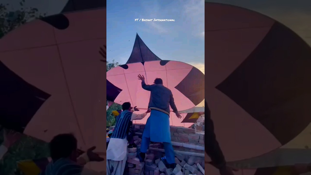 Big Patang | Big Kite15 Githi | Rawalpindi Basant | Basant Festival | Kite Flying