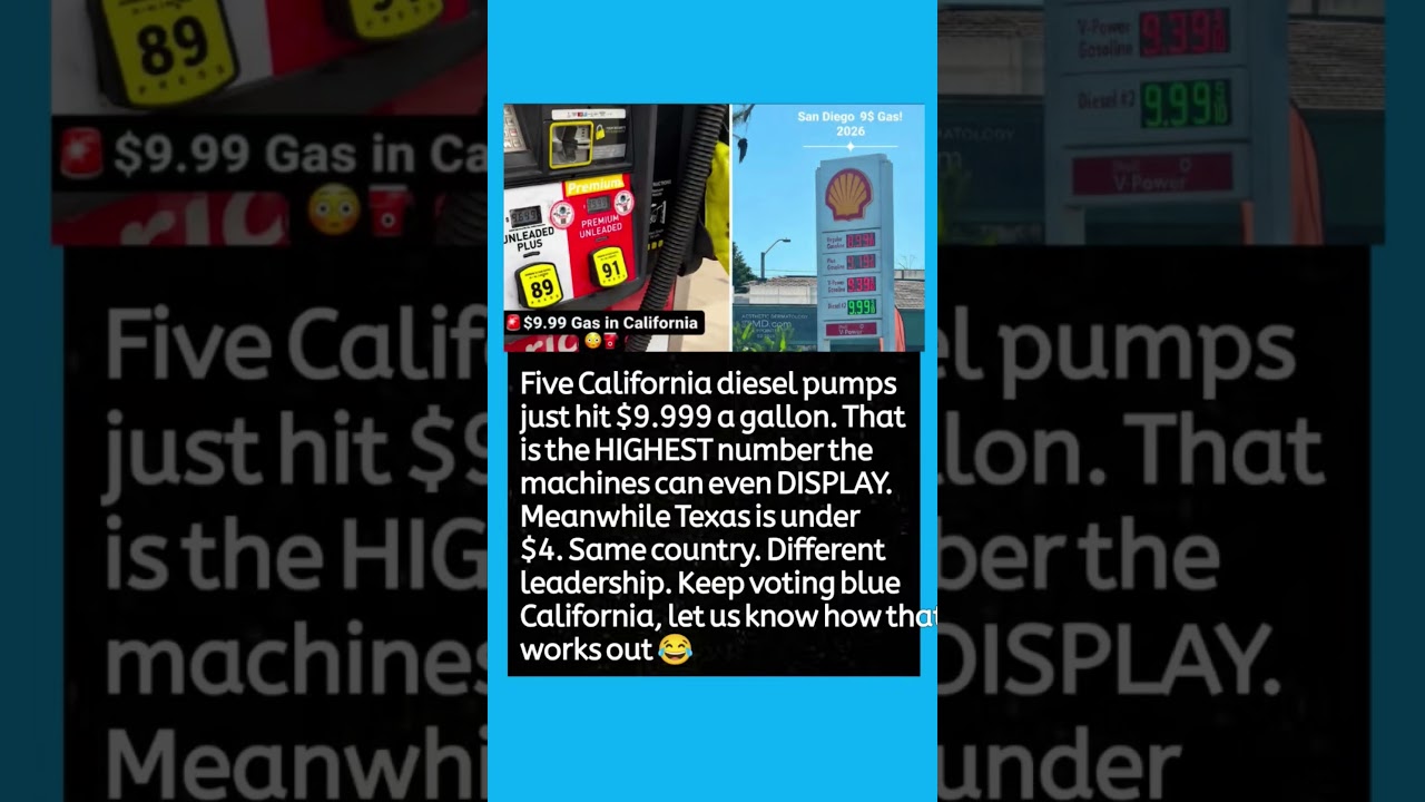 California Diesel Hits $9.99 While Texas Stays Under $4 &mdash; Gas War Erupts